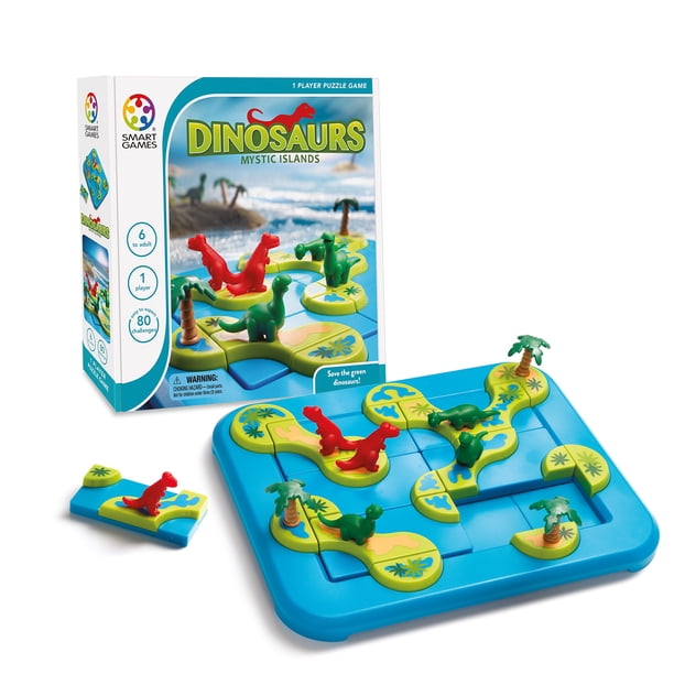 Juego de mesa SmartGames Dinosaurs: Mystic Islands para mayores de 6 años