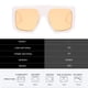 thumbnail image 2 of Nuevas gafas de sol de montura grande de moda, gafas de sol con personalidad de moda, hechas de PC, 2 of 5