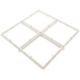 thumbnail image 4 of AquaStar 24101 24" Square Frame with Four 12" Square Flat Grates - White, 4 of 7