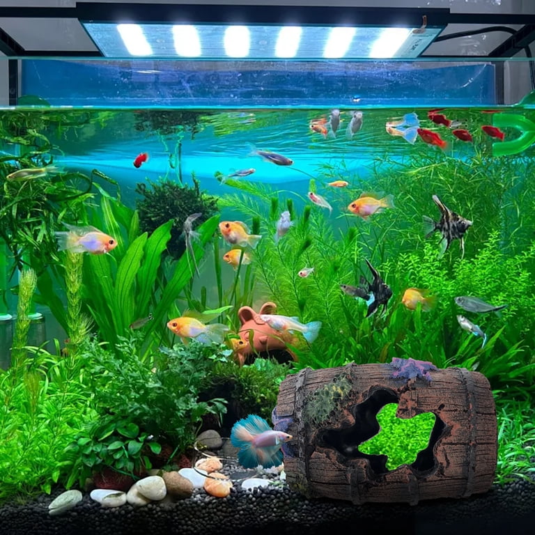 fish tank decorative accessories Christmas Aquarium Decorations Floating Air Pump Decorations Include Hanging Lovely Diver for Aquarium and Retro Old Submarine Wreck Ornament Artificial Resin for Fish Tanks Pool : Pet Supplies 11.006.007.00cm/4.322.362.75in Made of mild silicone materials WORKKNOT Fish Tank Decoration, Betta
