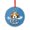 Pattern-1, variant on Glass Christmas Ornament Happy Great Pyrenees Dog Wearing A Red Santa Hat Round Glass Hanging Ornament Dog in Santa Hat Snowflake Holiday Decor And Xmas Gifts Ideas