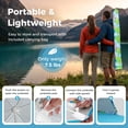 thumbnail image 3 of Biotree UPF50 Plus Sun Protection Beach Umbrella Tent with Portable Carrying Bag Pop Up Beach Shade for Outdoor, Blue, 3 of 12