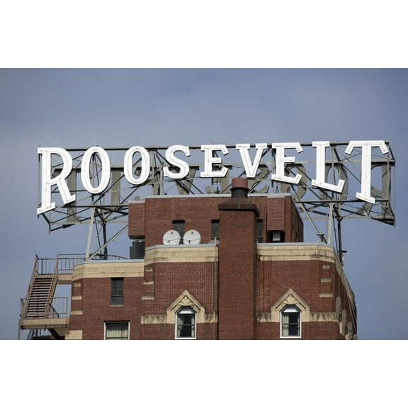 Print: Roosevelt Hotel Sign, Seattle, Washington, 2009