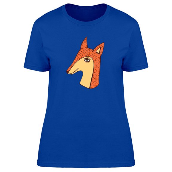 Cool Boho Fox Doodle Tee Women's -Image by Shutterstock