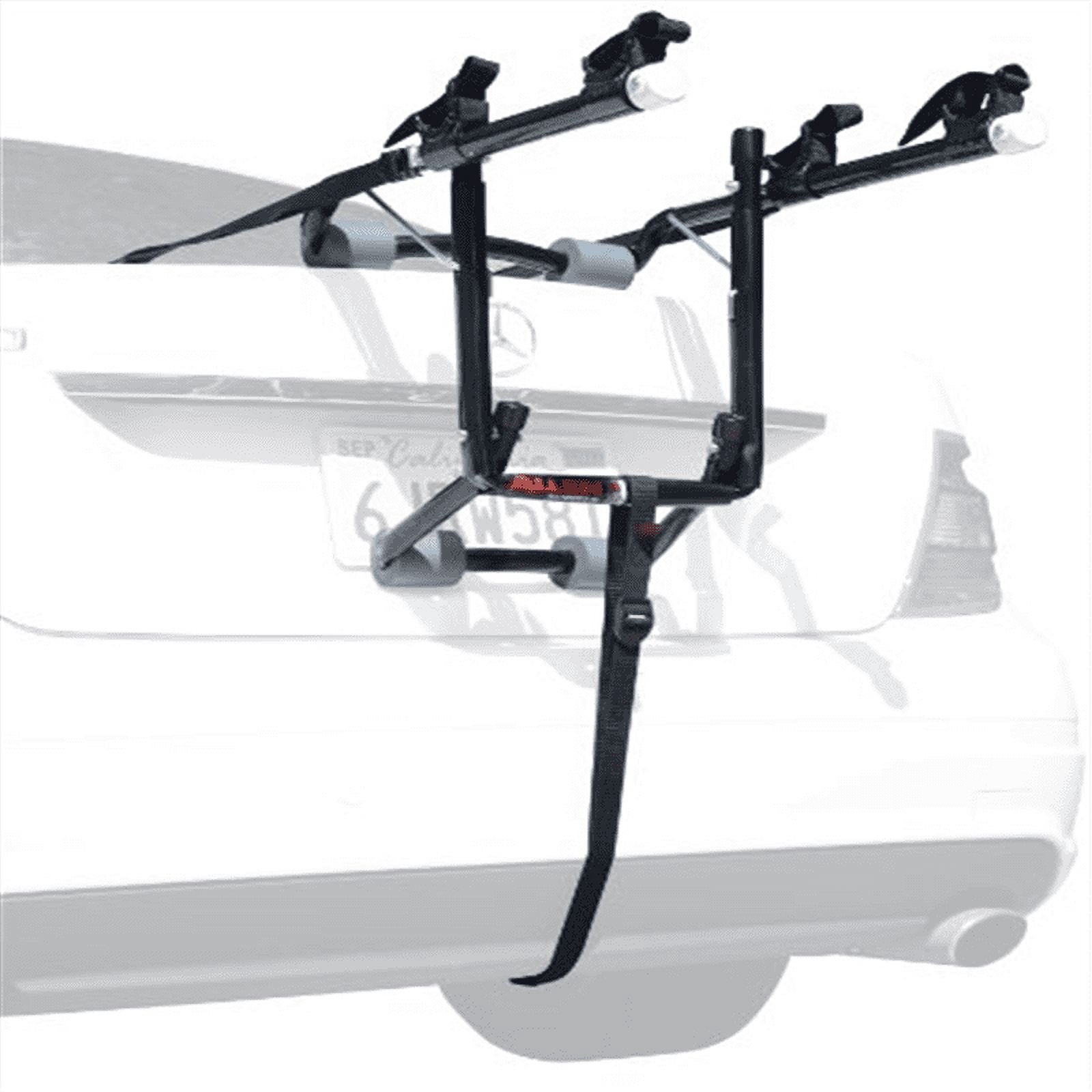 Allen Sports Deluxe 2-Bicycle Trunk Mounted Bike Rack Carrier, Model 102DB, Black