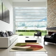 thumbnail image 7 of Ahgly Company Machine Washable Indoor Square Transitional Fire Brick Red Area Rugs, 7' Square, 7 of 7