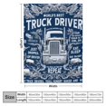 thumbnail image 4 of COMIO Truck Driver Gifts for Men, Best Gifts for Truck Drivers, Trucker Gifts for Men/Dad, Gifts for Truckers/Truck Lovers, Trucker Gift Ideas, Truck Driver Appreciation Gifts Blanket, 4 of 6