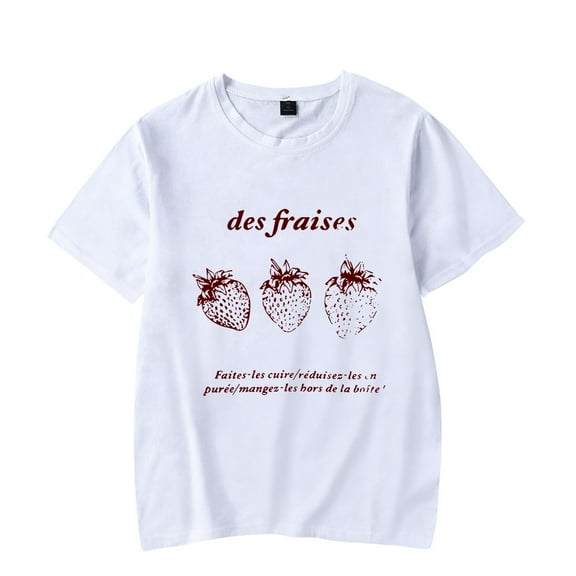 The Life List Merch men's and women's fashionable round neck casual short sleeved T-shirt for the street