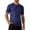 Blue, variant on Camo Shirt for Men Summer Short Sleeve Crewneck Loose Casual T-Shirts Workout Tee Shirt