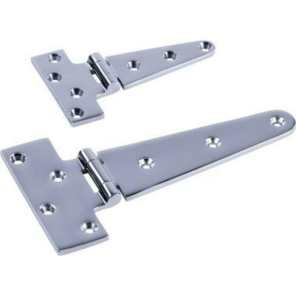 Sea-Dog 205705-1 Stainless Steel T-Hinge - 4", Pair