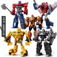 thumbnail image 3 of juguetes de transFormación de 19CM para niño, Figura de acción de Anime, Robot de película, coche, tanque, avión, dinosaurio, modelo deFormación, regalo clásico, 3 of 4