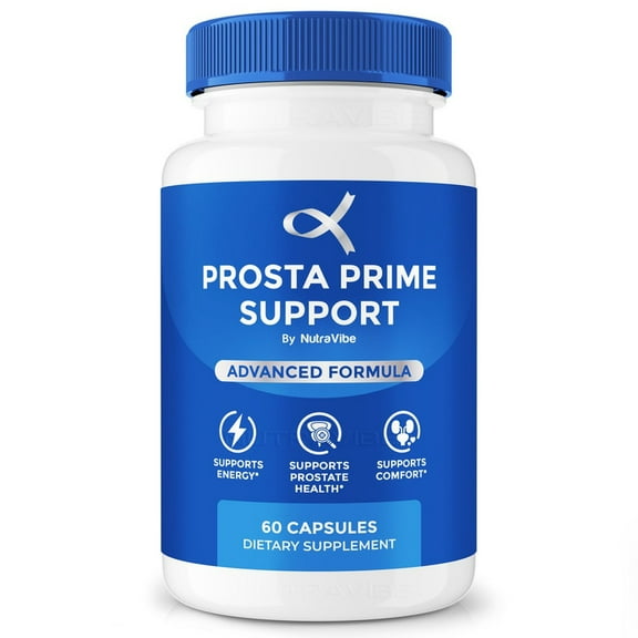 Prosta Prime Support - Official ProstaPrime Pills For Prostate Heath, All Natural Formula To Support Control, Energy & Overall Well-Being, Review (60 Capsules)
