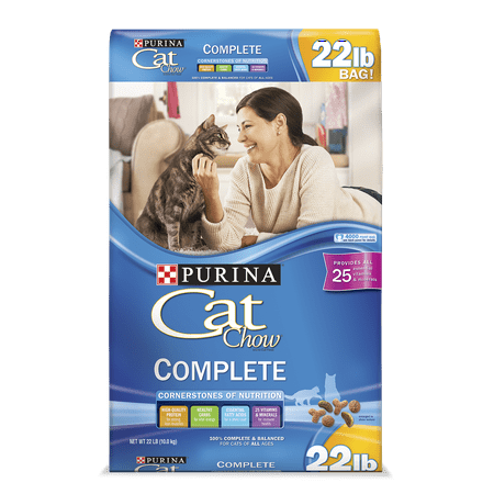 Purina Cat Chow Dry Cat Food, Complete - 22 lb.
