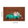 thumbnail image 3 of TIMIFIS Bathroom Rugs Easter Carpet Three Sizes Faux Wool Entry Door Mat Bathroom Non Slip Mat Cartoons Pattern Easter Decoration Holiday Decorations Polyester Carpet, 3 of 6