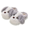 thumbnail image 3 of shoper Winter Warm Slippers For Girls And Boys Cute Dog Design Indoor Comfortable Non- Children Shoes, 3 of 9