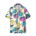 thumbnail image 7 of Hawaiian Shirts for Men Short Sleeve Casual Button Down Shirt Tropical Summer Beach Shirt, 7 of 7