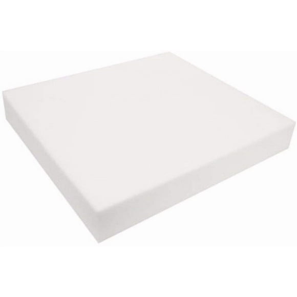 Foamma Medium Density Outdoor Cushion Replacement for Patio Furniture Premium Comfort and Support 8” x 18” x 20” Cover Not Included