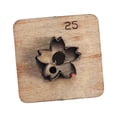thumbnail image 2 of Troquel de corte de cuero, artesanías, multiusos, cuchilla perforadora, plantilla, forma de flor para 25mm, 2 of 7
