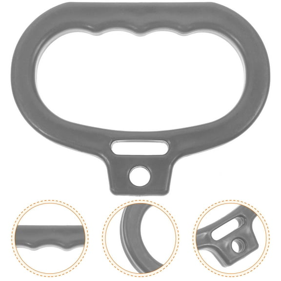 GOOHOCHY Resistant Trash Can Handle Ring Grey 1Pack 4.6x3.3x0.4In