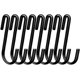 thumbnail image 1 of Juego de 30 Ganchos en S Negros de 2.4 Pulgadas para Estantes de Alambre y Organización de Cocina Closet y Jardín, 1 of 5