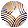 thumbnail image 2 of Designart "Spiritual Minimalist Symbol I" Religious Landscape Baptist Fan Round Wall Mirror - Spiritual Oval Printed Decorative Mirror - Multiple Color Options, 2 of 5