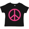 thumbnail image 3 of Inktastic Pink Peace Sign Girls Toddler T-Shirt, 3 of 5