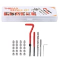 thumbnail image 1 of Kit de reparación de roscas M6 de 25 piezas, brocas para roscar, herramientas para reparar roscas dañadas, 1 of 9