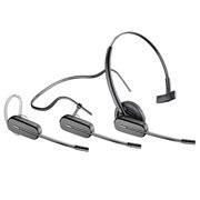 Poly Plantronics CS540 Over-Ear Wireless Headset, Black
