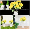 thumbnail image 3 of NUOLUX 5Ud Ramos De Flores Artificiales De Amarillo Para Arreglos En Cementerios Y Exteriores, 3 of 8