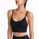 thumbnail image 3 of Cross Beauty Back, Sujetador Deportivo Cómodo Cuello En U Anillo De Acero Transpirable Para Uso Diario Para Mujeres ANGGREK Negro L, 3 of 6