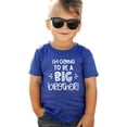 thumbnail image 2 of Big Brother New Baby Reveal I'm Going to Be A Big Brother New Sibling Announcement T-Shirts and Raglans Vintage Royal Shirt 18 Months, 2 of 6
