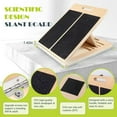 thumbnail image 3 of Slant Board for Calf Stretching, Adjustable Wooden Calf Stretcher Incline Board, Calf Stretch Board for Squats Leg Knees Heel Ankle Stretching, 3 of 5