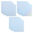 thumbnail image 1 of Unique Bargains 8.2x5.8" Printable Holographic Sticker Paper, 30 Pack Glossy Rainbow Vinyl Sticker Paper Holographic, Style 2, 1 of 7