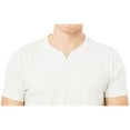 thumbnail image 3 of X RAY JEANS Mens Basic V-Notch Neck Short Sleeve T-Shirt, Oatmeal, M, 3 of 3
