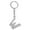 U, variant on YYKihy Creative English Alphabet Keychain Decorative Pendant Alloy Diamond Keychain