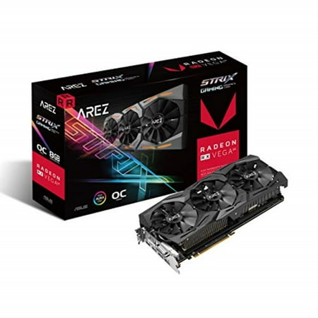 Asus AREZ Strix Radeon RX VEGA64 OC Edition 8GB HBM2 with Aura Sync RGB for best VR & 4K (Best Processor For Vr Gaming)