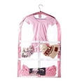 thumbnail image 5 of Kripyery Clear Travel Garment Bag with Pockets Zipper Closure Kids Dance Clothes Garment Cover PVC Dance Costume Organizer, 5 of 8
