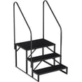 thumbnail image 1 of RV Steps with Handrail, RV Step Stool, Portable Pool Ladder, Heavy Duty Ladder Shelf Outdoor Mobile Home Stairs for Camper/Porch/SPA Pool/Pet Stairs, 1 of 6