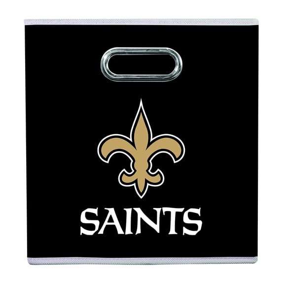 Franklin Sports NFL New Orleans Saints Collapsible Storage Bin