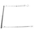 thumbnail image 1 of Hanging Closet Rod, Easy Installation Stainless Steel Adjustable Closet Extender Hanging Rod  For Bathroom, 1 of 8