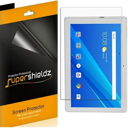 [3-Pack] Supershieldz for Lenovo Tab 4 10 (10.1 inch) Screen Protector, Anti-Bubble High Definition (HD) Clear Shield