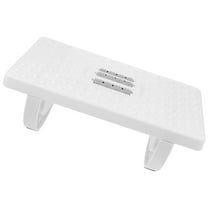 SEWCHICS Desk Footrest Under Desk Foot Rest Stool White PP 1Pack