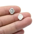 thumbnail image 6 of Saint Benedict Medal Round Loose Bead Jewelry Diy Religious Jewelry Accessories, 6 of 10
