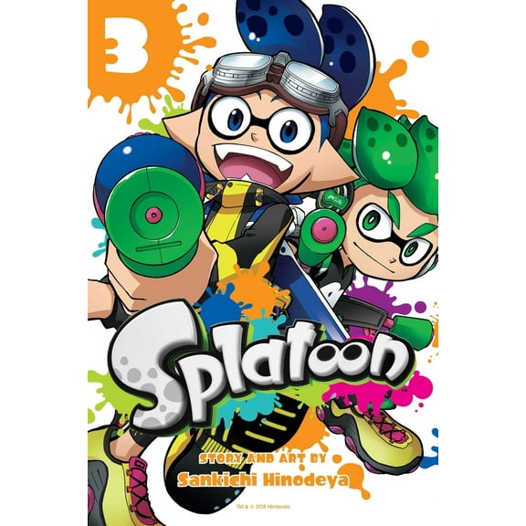 Pre-Owned Splatoon, Vol. 3 (Paperback) 1421598574 9781421598574