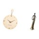 thumbnail image 5 of Reloj de pared decorativo para sala de estar, silencioso, de madera, para colgar en la pared, decoración moderna, figura de escritorio, figura african, 5 of 8