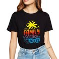 thumbnail image 2 of Travel T-shirt family vacation novelty graphics casual short-sleeved tops, 2 of 5