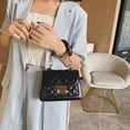 thumbnail image 5 of New artificial leather fashion shoulder bag fashion chain slung portable small bag. - black, 5 of 5