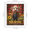 thumbnail image 2 of Paint by Numbers Kit for Adults, Cute Cartoon Cow Autumn Flowers Paint by Numbers, Easy Paint by Numbers Kit for Adults Beginner, DIY Adult Paint by Number Kits on Canvas, 12x16in Home Decor, 2 of 7
