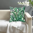 thumbnail image 5 of Funda de almohada tropical de verano Laklulu con estampado de hojas de palma y plantas verdes, funda de almohada con decoración hawaiana para sofá familiar, 5 of 5