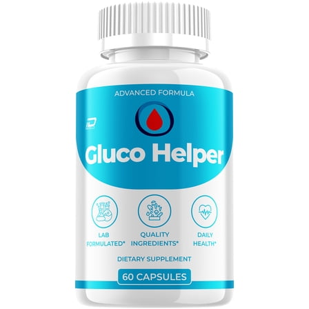 Gluco Helper Capsules – GlucoHelper Natural Blend Glycogen Support, 1 Pack, 60 Capsules